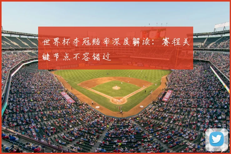 世界杯夺冠赔率深度解读：赛程关键节点不容错过